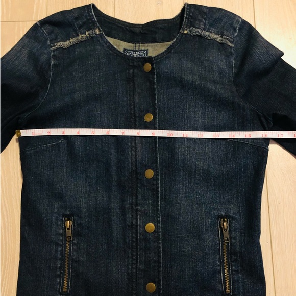 Lucky Brand Indigo Blue Denim Jean Jacket - Picture 11 of 13